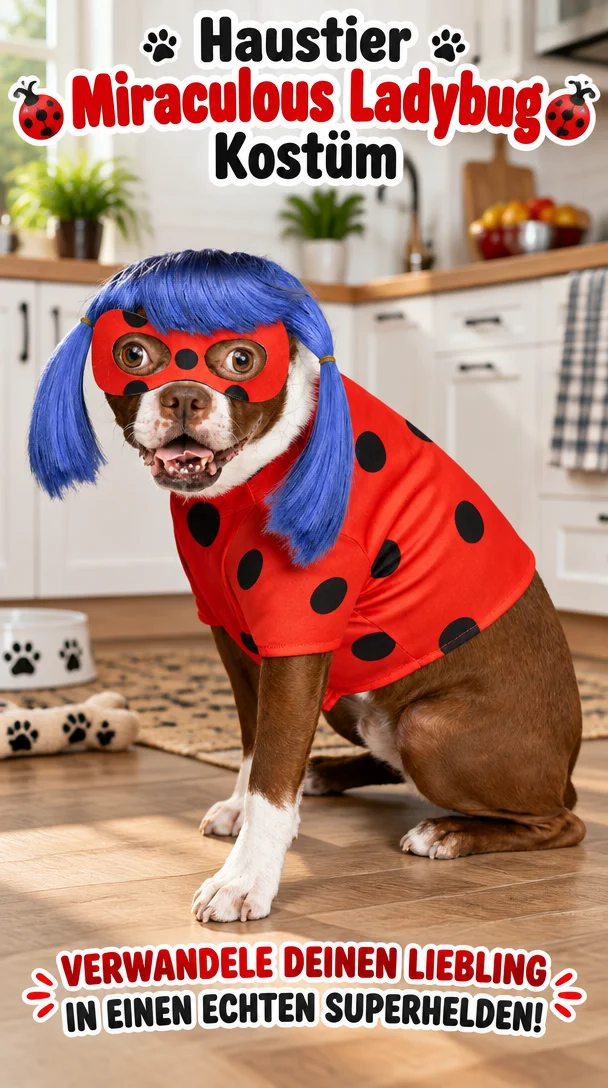 Haustier Miraculous Ladybug Kostüm