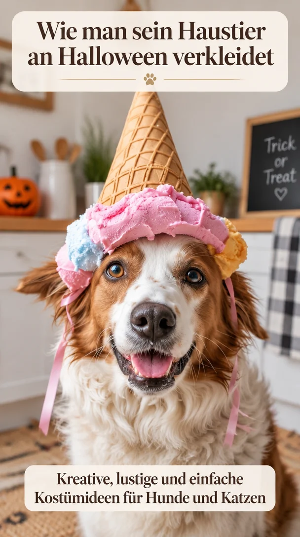 Wie man sein Haustier an Halloween verkleidet